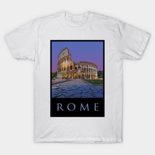 Colosseum,Rome,Travel Poster T-Shirt